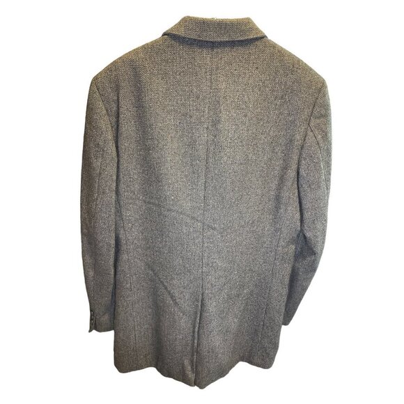 Vintage Giorgio Brown Wool Tweed Men’s Blazer Jacket Sz 42L - Picture 2 of 12